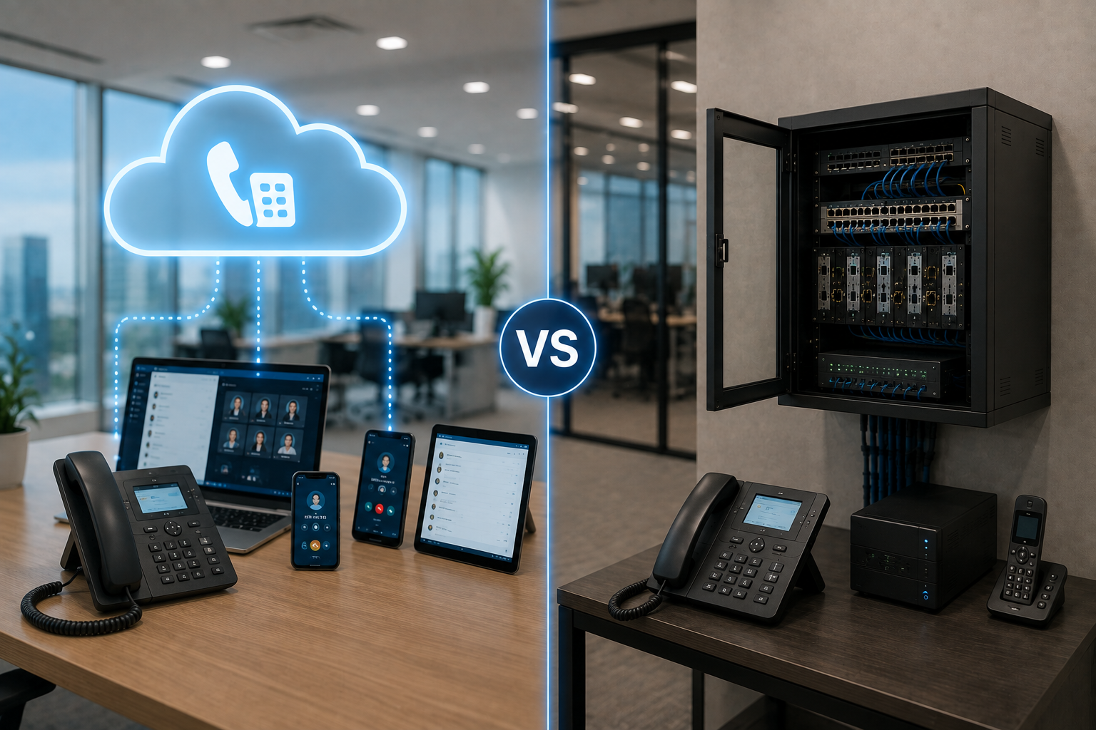 cloud pbx vs in office pbx