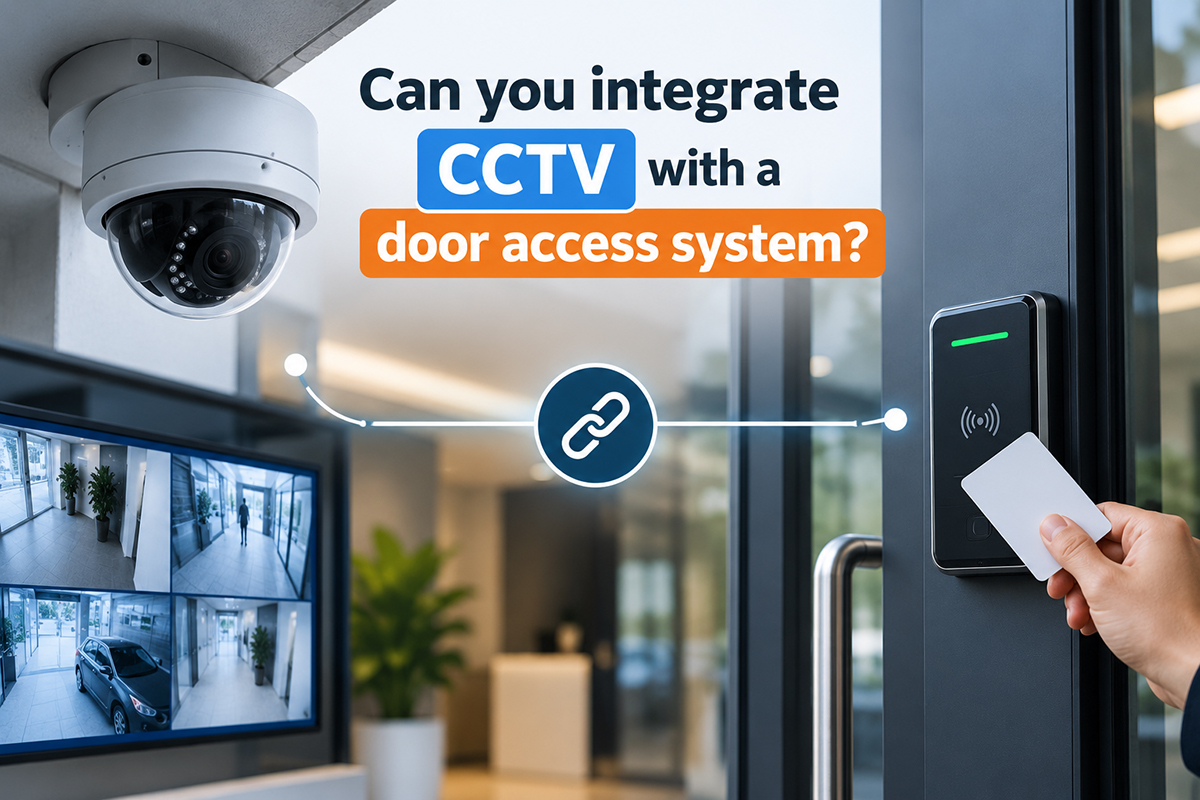 Can you integrate CCTV with a door access system? Learn how linked security improves investigations, incident response, and control for business teams.
