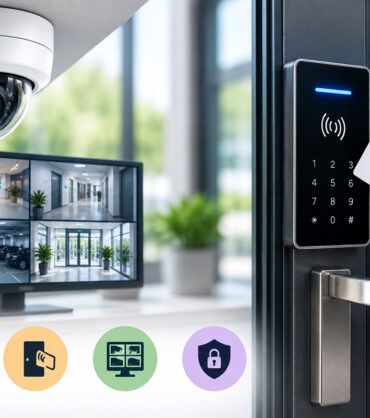 cctv and door access system