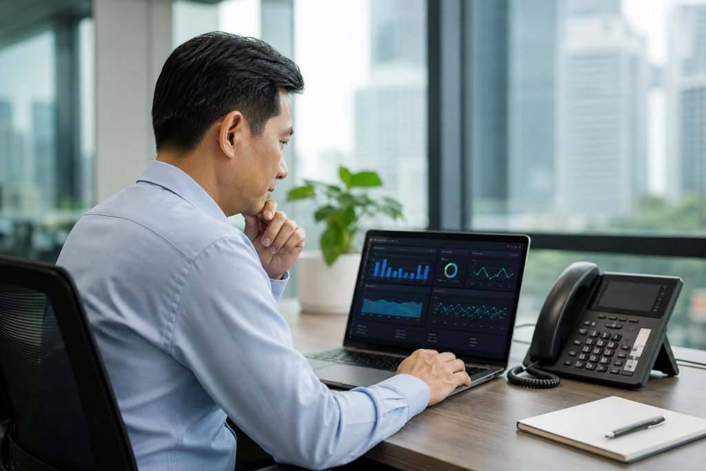 Business VoIP Phone System Monitoring - illustration