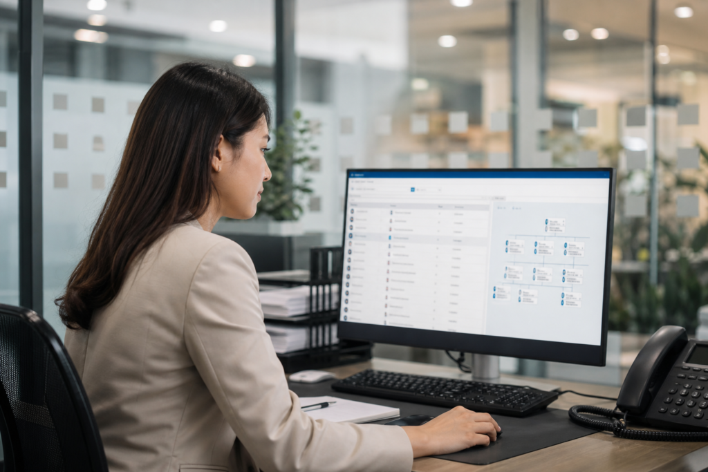 business VoIP user management - illustration